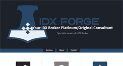 Desktop Screenshot of idxforge.com