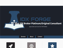 Tablet Screenshot of idxforge.com